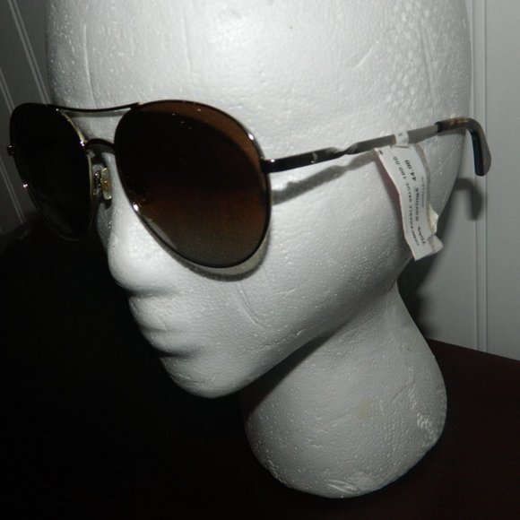 Kate Spade Joshelles Aviators Sunglasses Brown NO CASE - Picture 2 of 5